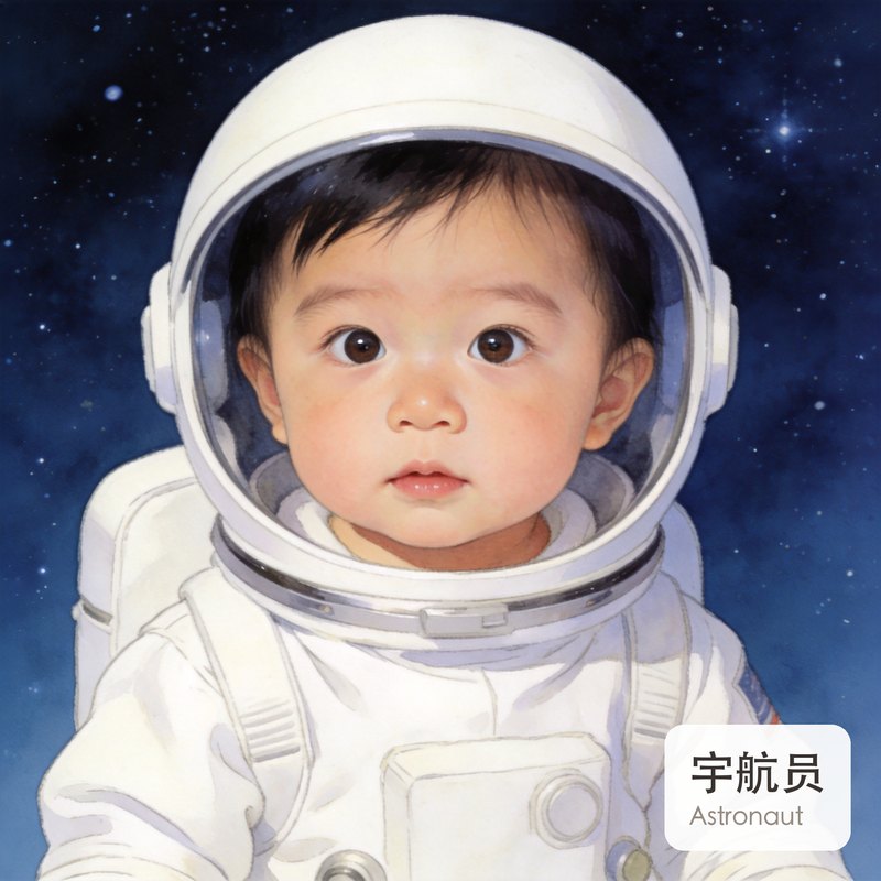 认知绘本样片 · 认职业（宇航员）